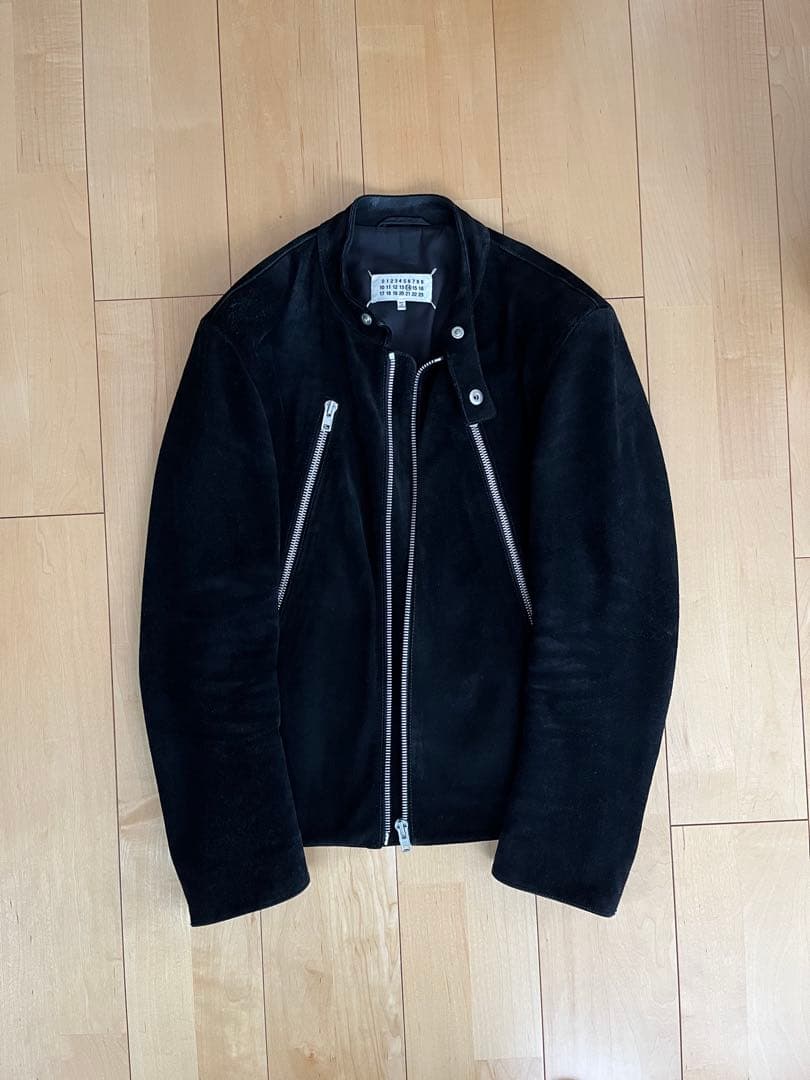 【Maison Margiela】5zip ライダース（ブラック/スエード） 楽天市場】[送料無料]Maison Margiela : 5-ZIP LEATHER JACKET