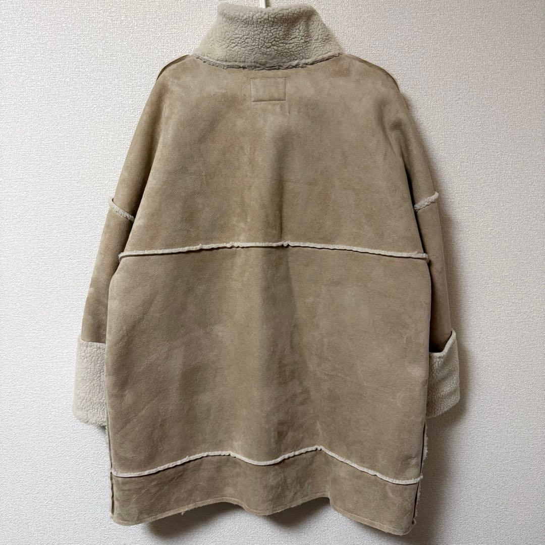 ollun きりまる OLUN ボアスエードコンビネーションコート オルン