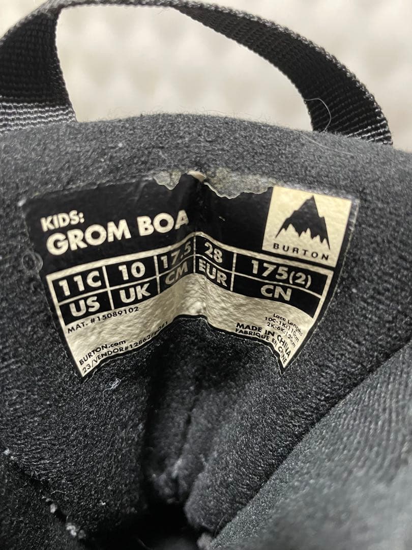 Burton Grom Boa スノーボードブーツ 17.5cm