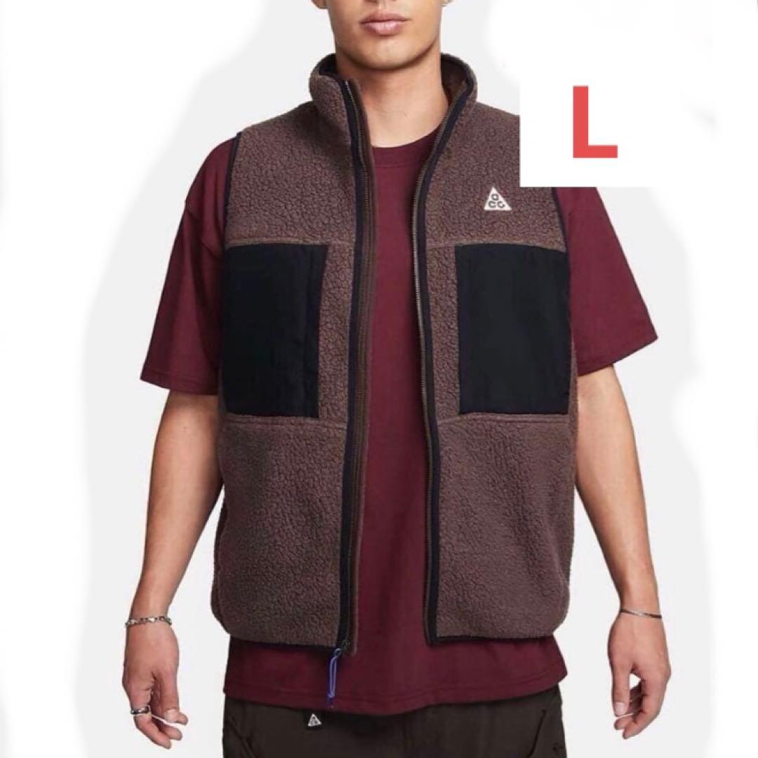 新品 NIKE ACG ARCTIC WOLF VEST フリースベスト L ナイキエーシージー NIKE ACG ARCTIC WOLF VEST フリースベスト FN2449