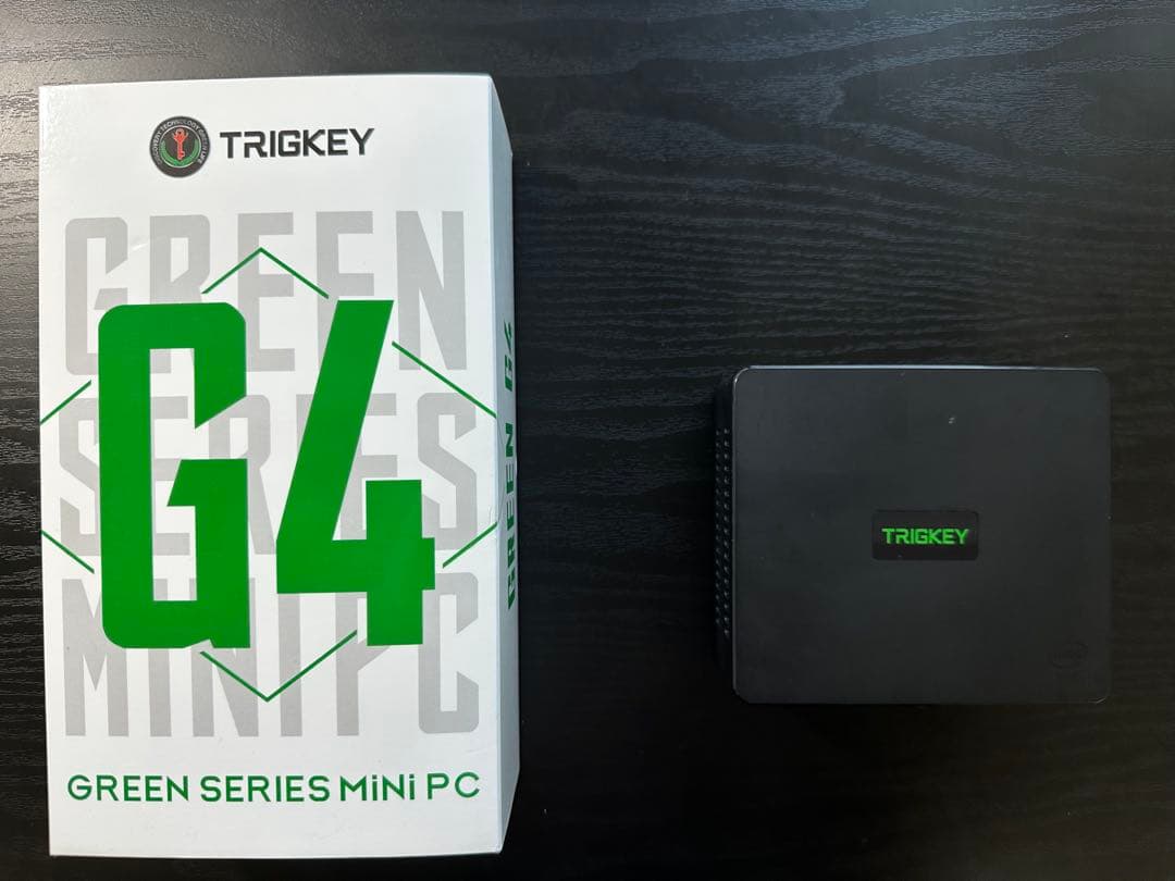 TRIGKEY G4 GREEN SERIES ミニPC TRIGKEY G4 Mini Computer 12th Gen Intel N100 4C/4T 16G DDR4 500G M