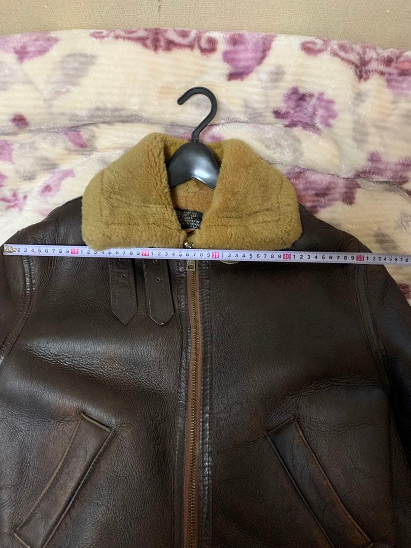 ビンテージB3ミリタリージャケット Original B3 Shearling Bomber Jacket (Long) | Cockpit USA