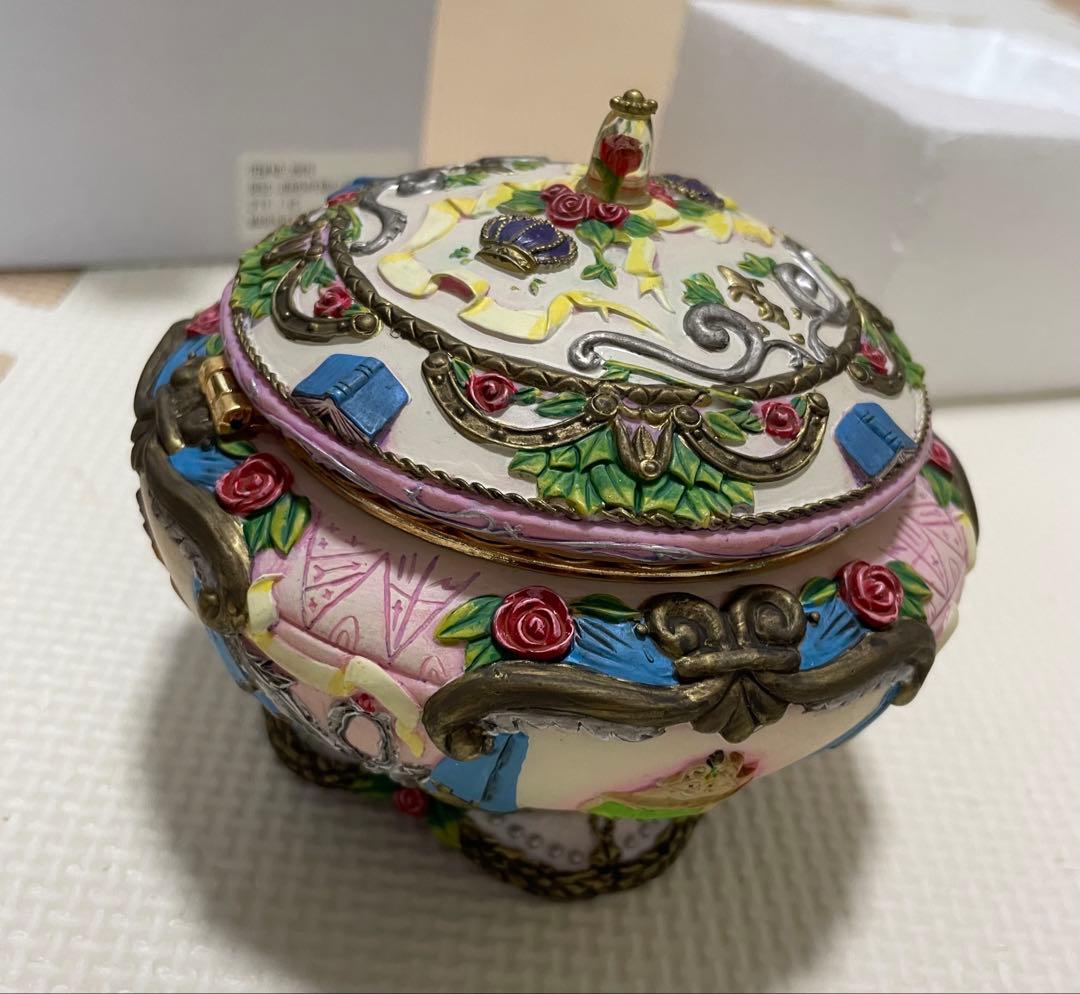 美女と野獣　オルゴール　ダンシングベル　1991 ビンテージレア WDMC 美女と野獣 オルゴール ダンシングベル 1991 ビンテージ レア