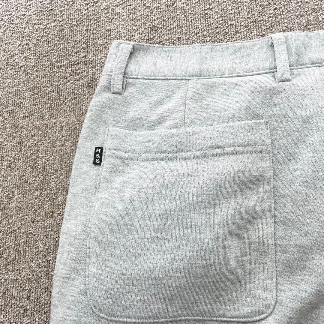 美品 ラフアンドスウェル スウェットパンツ 薄手 ストレッチ グレー M