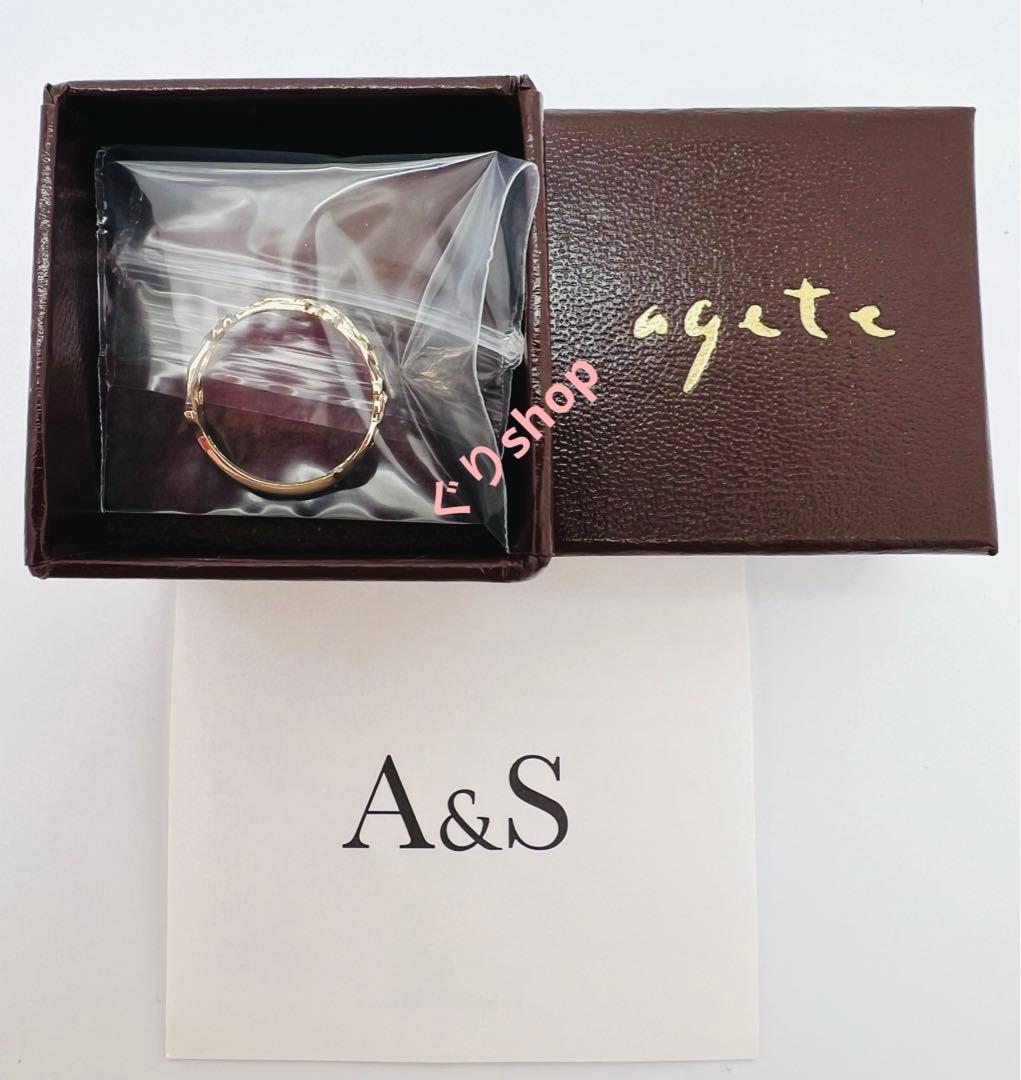 新品 agete k10 オリーブモチーフ リング 9号 - メルカリ