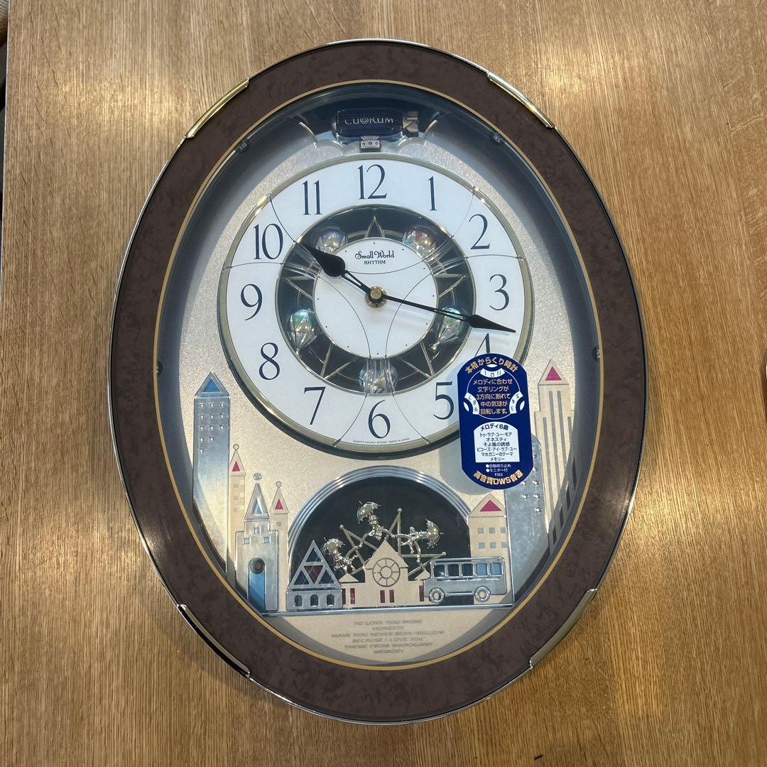 新品からくり時計 RHYTHM Small world 4MH759 リズム時計 - メルカリ