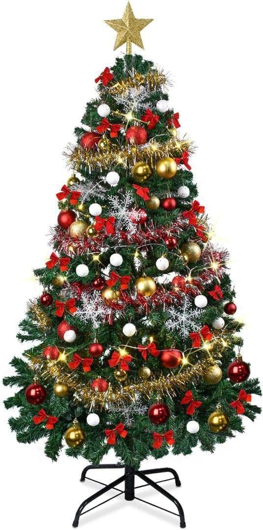 【M3141-99-63】クリスマスツリー 150cm 枝数700本 Amazon.co.jp: クリスマスツリー 150cm 枝数450本 暖色LEDライト