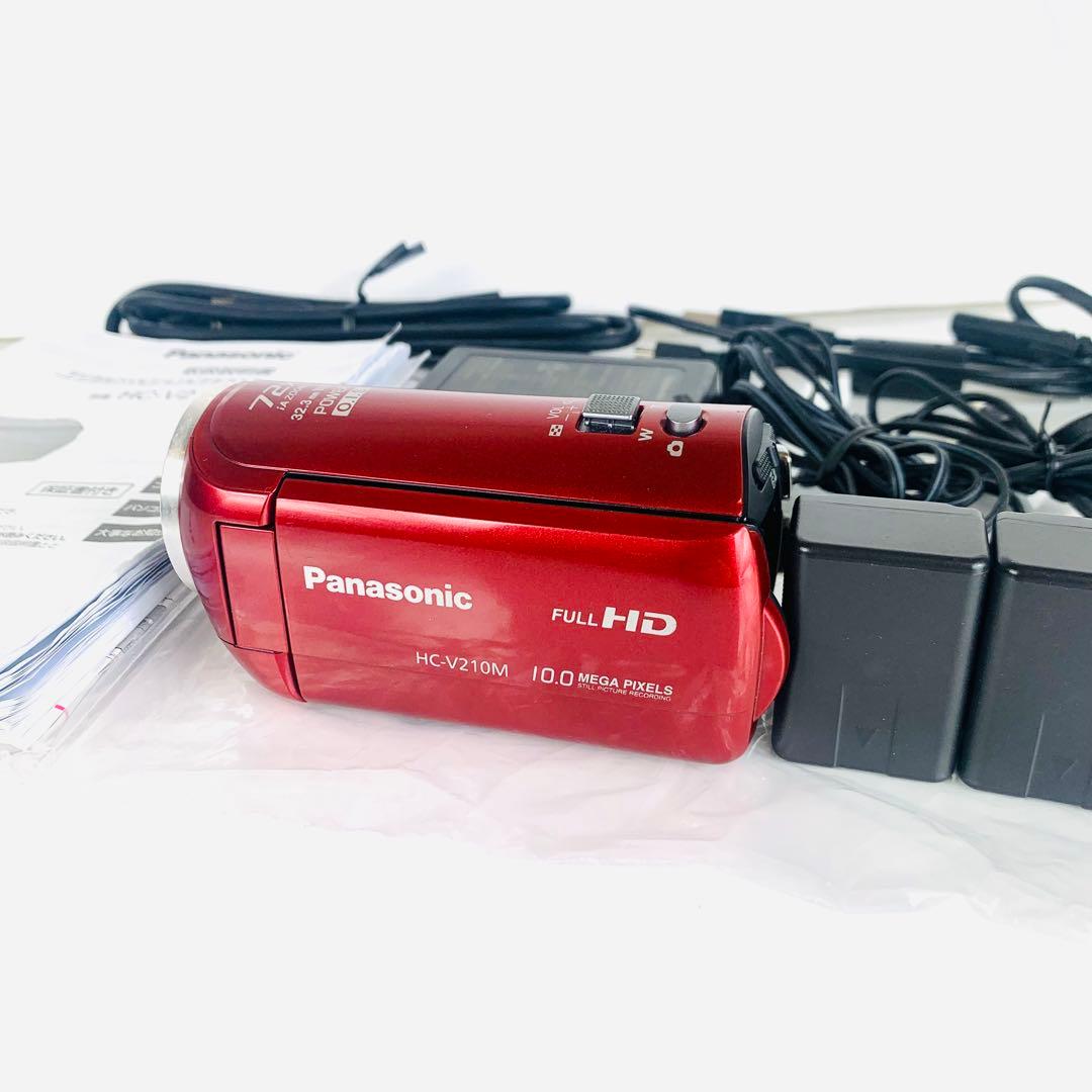 Panasonic HC-V210M レッド ビデオカメラ 本体｜バッテリー2個 楽天市場】hc-vx992 バッテリー（ビデオカメラ｜カメラ・ビデオカメラ