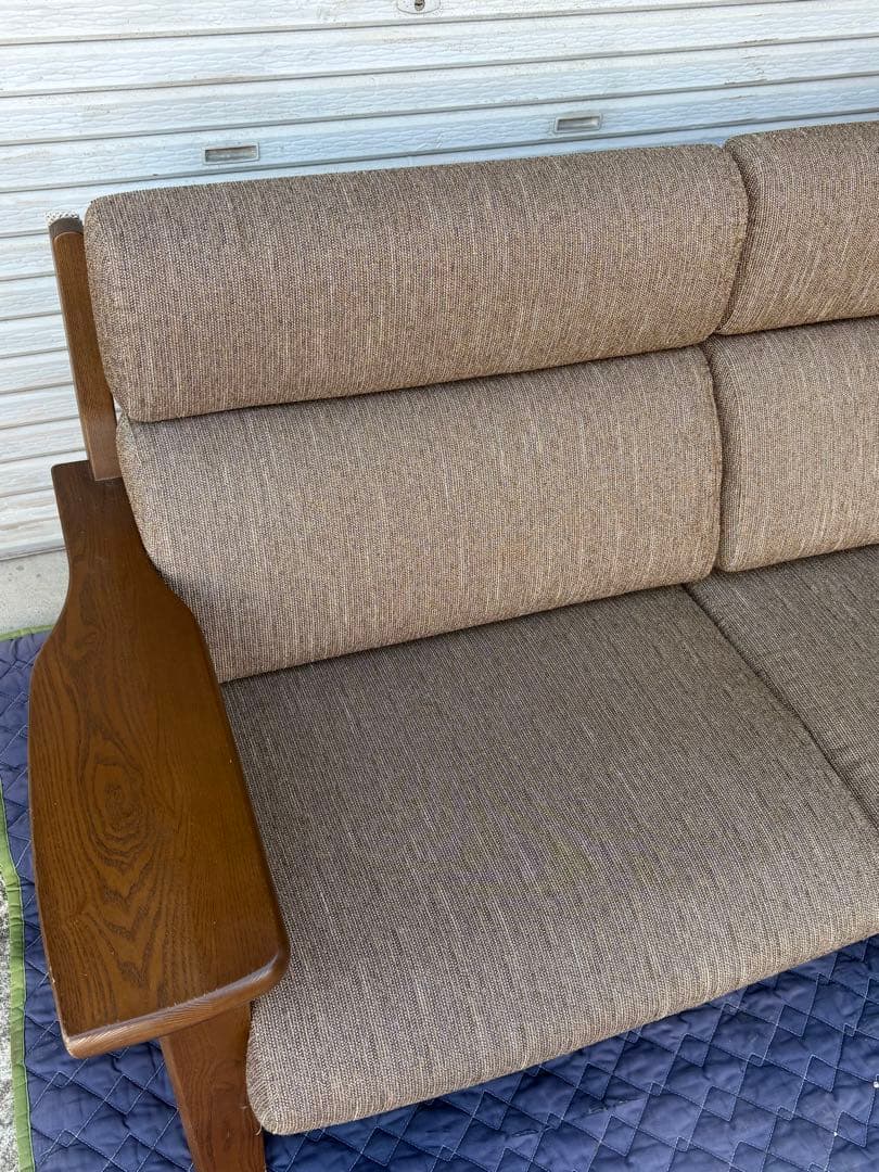 美品 ナガノインテリア 3Pソファ 天然木 LC048 - メルカリ