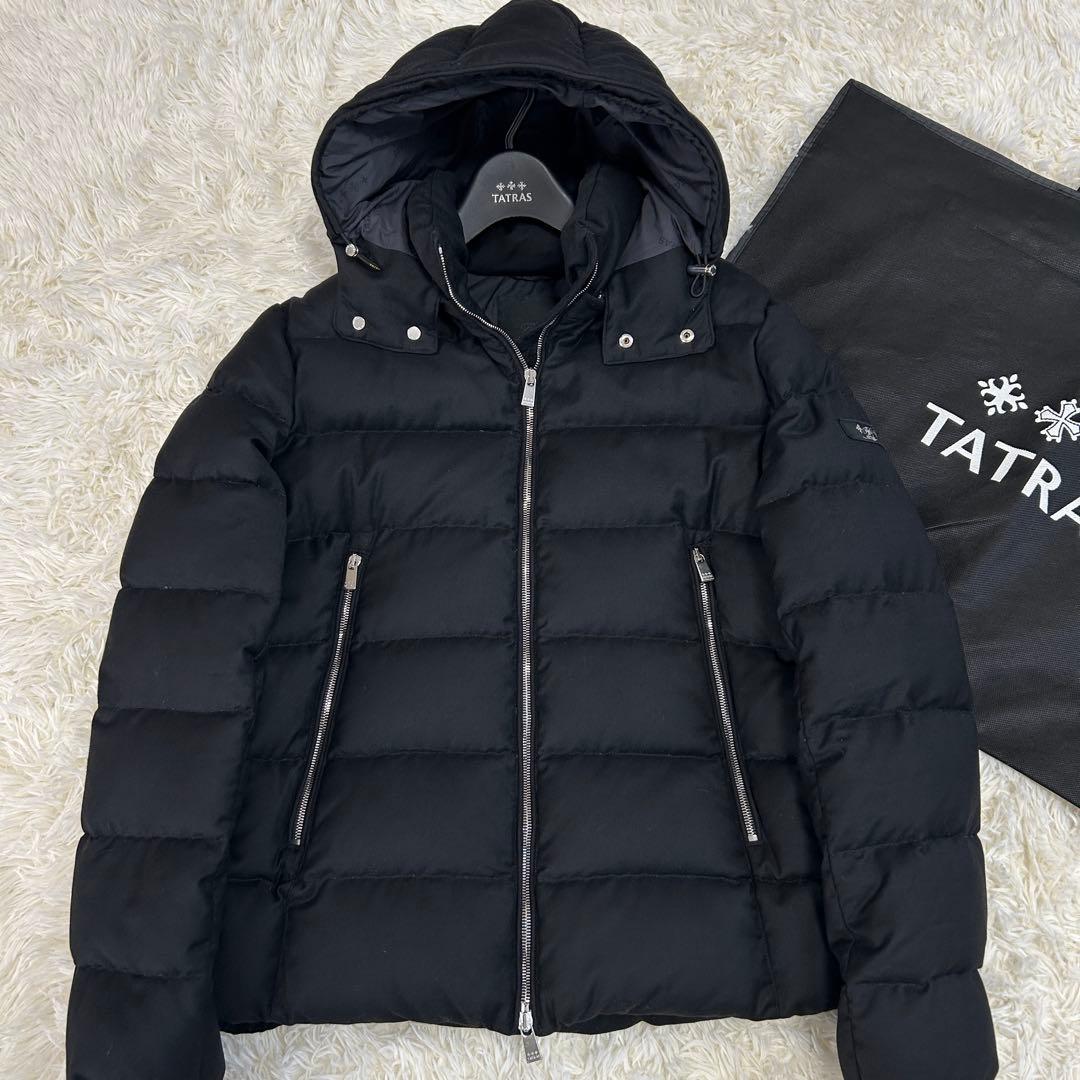 【未使用級】タトラス ドミツィアーノ ダウンジャケット ブラック 黒 03 L TATRAS（タトラス） ドミッツィアーノ ダウン ダウンジャケット