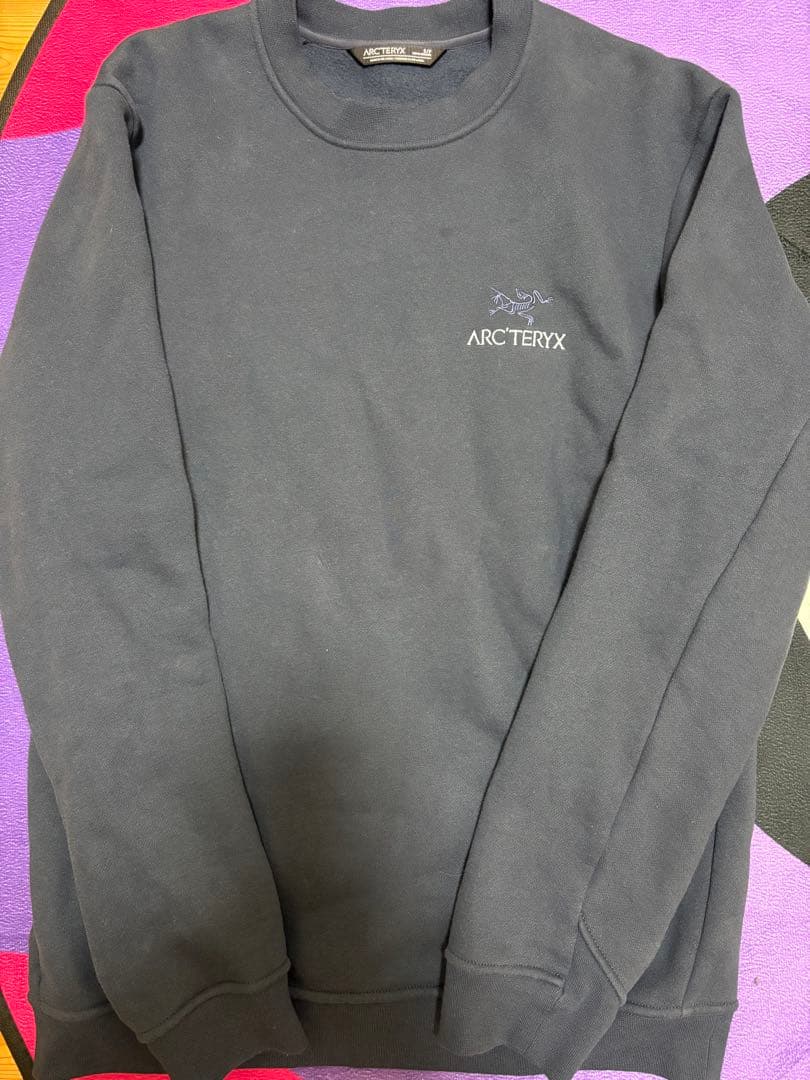 ARC'TERYX エンブレムフリースクルーメンズ ブラックサファイアSサイズ ARC TERYX アークテリクス エンブレムフリースクルー メンズ Emblem