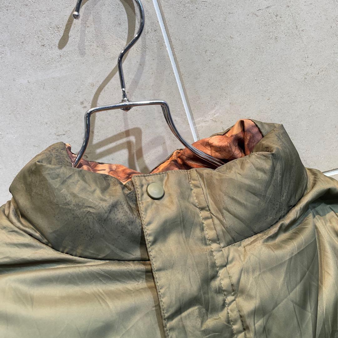 00s L.L.Bean リアルツリー リバーシブル ダウンベスト グリーン