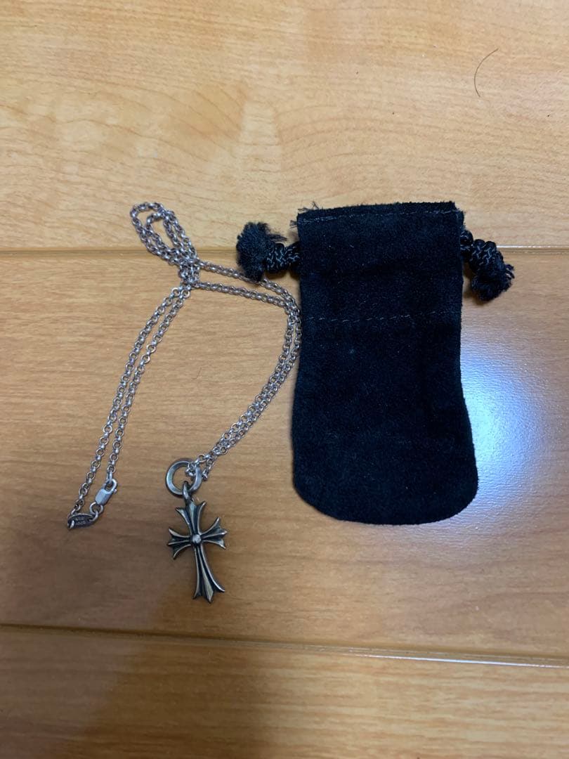 クロムハーツクロスペンダントネックレス 約50cm クロムハーツ ( CHROME HEARTS ) 2 クロスボール 20インチ（約50cm