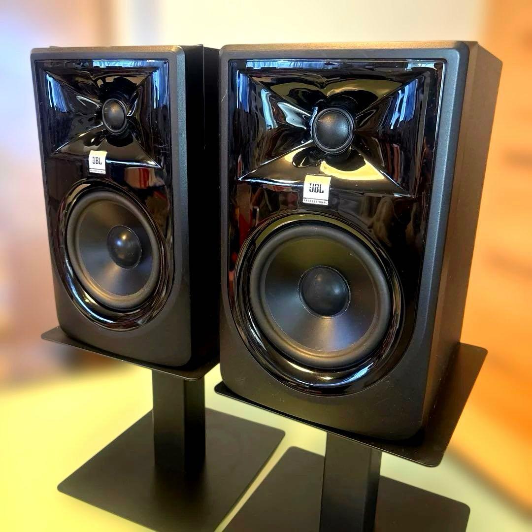 JBL 305P MKII スタジオモニターペアセット スタンド付き - メルカリ