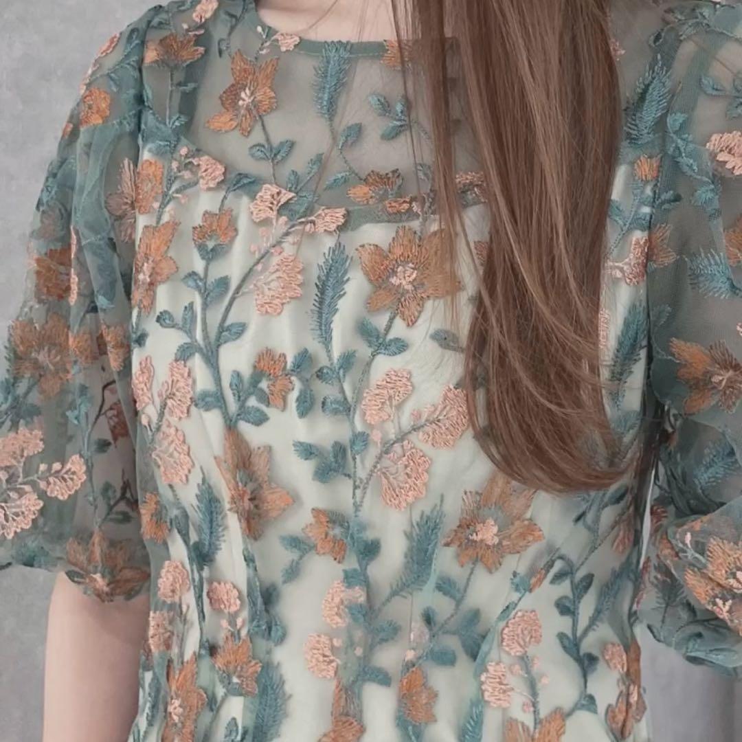 a.r.azalearose ブルーミーフラワードレス