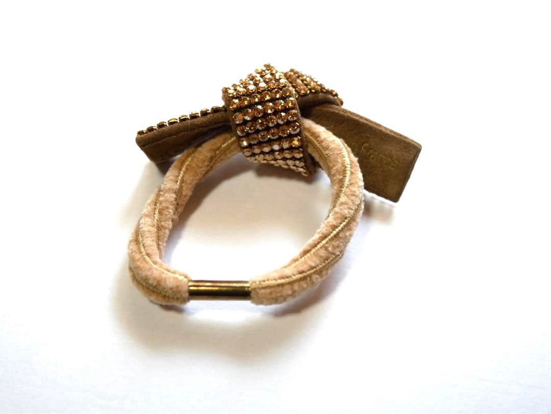 acca アッカ ドレスポニー ヘアゴム ゴールド ブリジット ドレスポニー