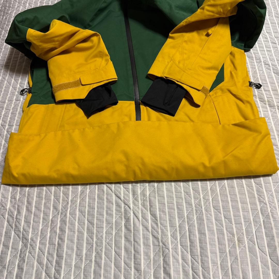 686 スノーボードウェアジャケット ほぼ新品 緑黄 - メルカリ
