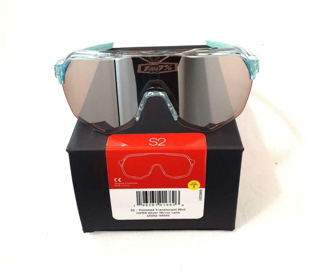 100% S2 クリアミント ワンハンドレッド サングラス - メルカリ