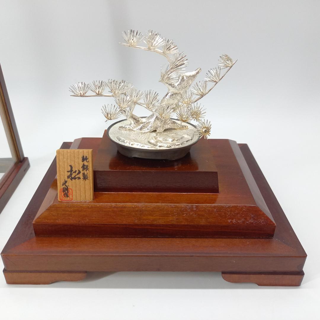 【純銀製】盆栽 松《光則 作》｜伝統工芸の美を宿す逸品