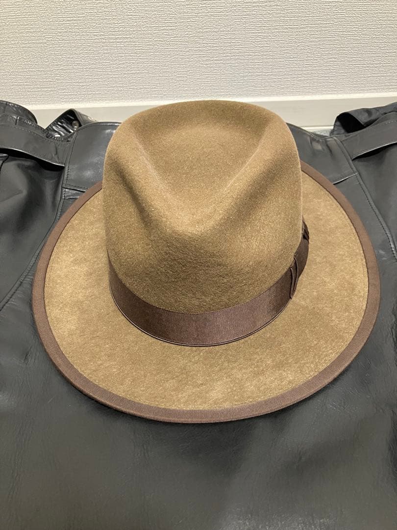 【THE H.W.DOG&CO】POINT-H 40 ブラウン フェルトハット