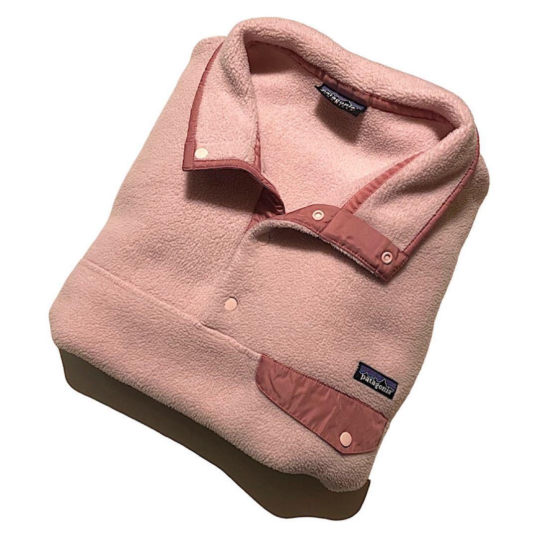 激レア ベビーピンク 00s パタゴニア ビンテージ スナップT シンチラ