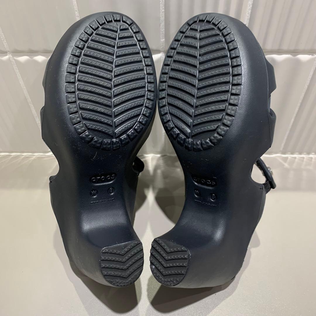 極美品✨ 廃盤品 crocs クロックス サイプラス 黒 w8 24 - メルカリ