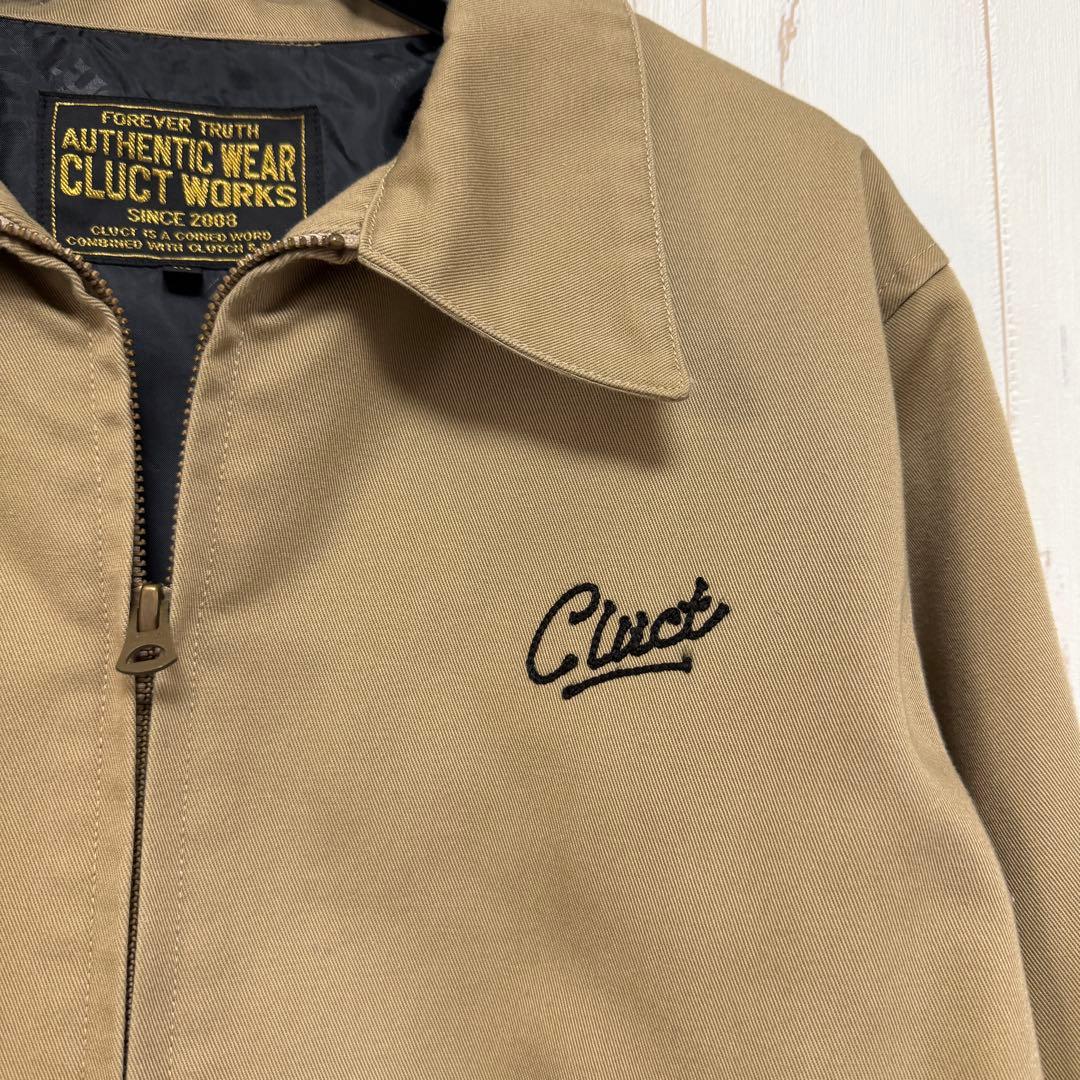 N*N様 クラクトCLUCT ジャケット 刺繍 ブルゾン M ベージュ ワークジ