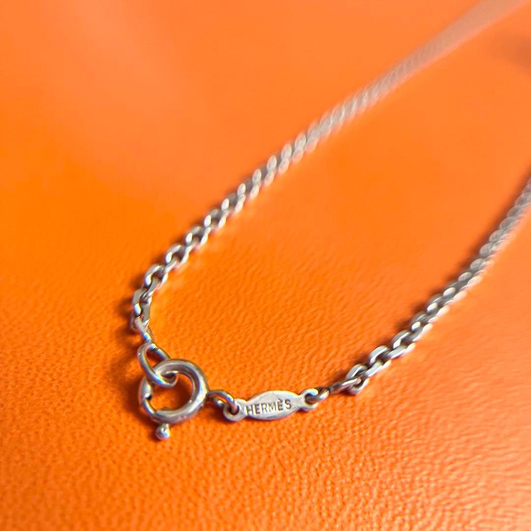 HERMES エルメス シルバー チェーン ネックレス 50cm 925 - メルカリ