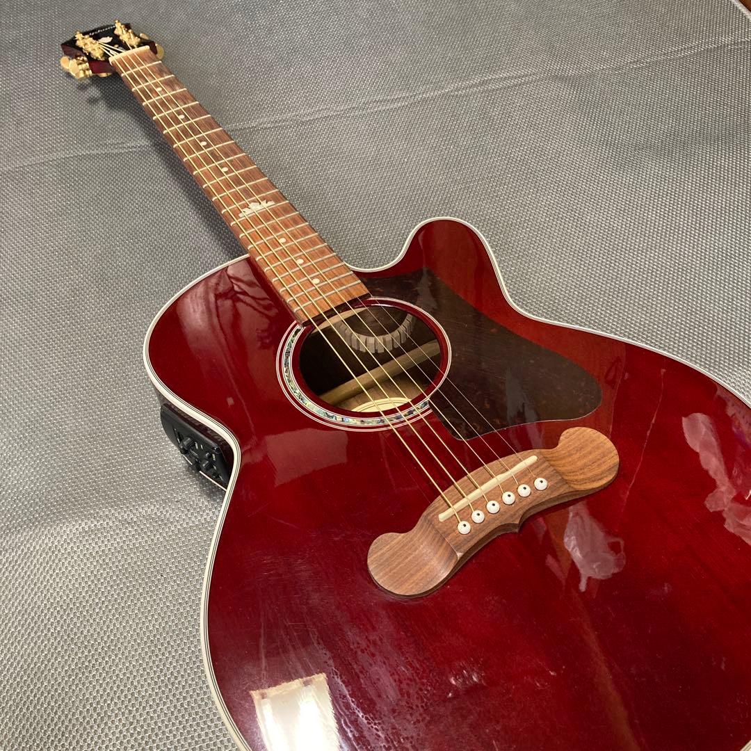 値下げ！EpiphoneエレアコEJ-200 Coupe WineRed Epiphone EJ-200 Coupe Parlor Wine Red – Chicago Music Exchange