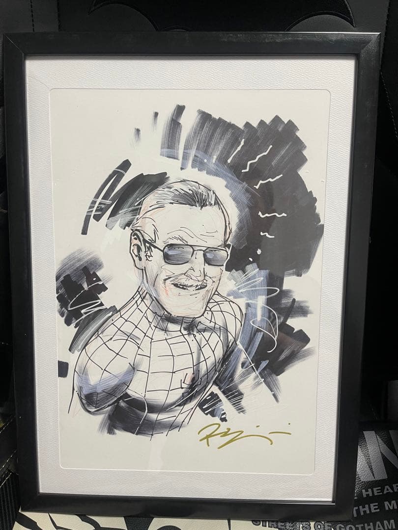 イラスト Stan Lee by Ryan Benjamin Omni-man #sdcc2023 #sdcc @comiccon #art #artist