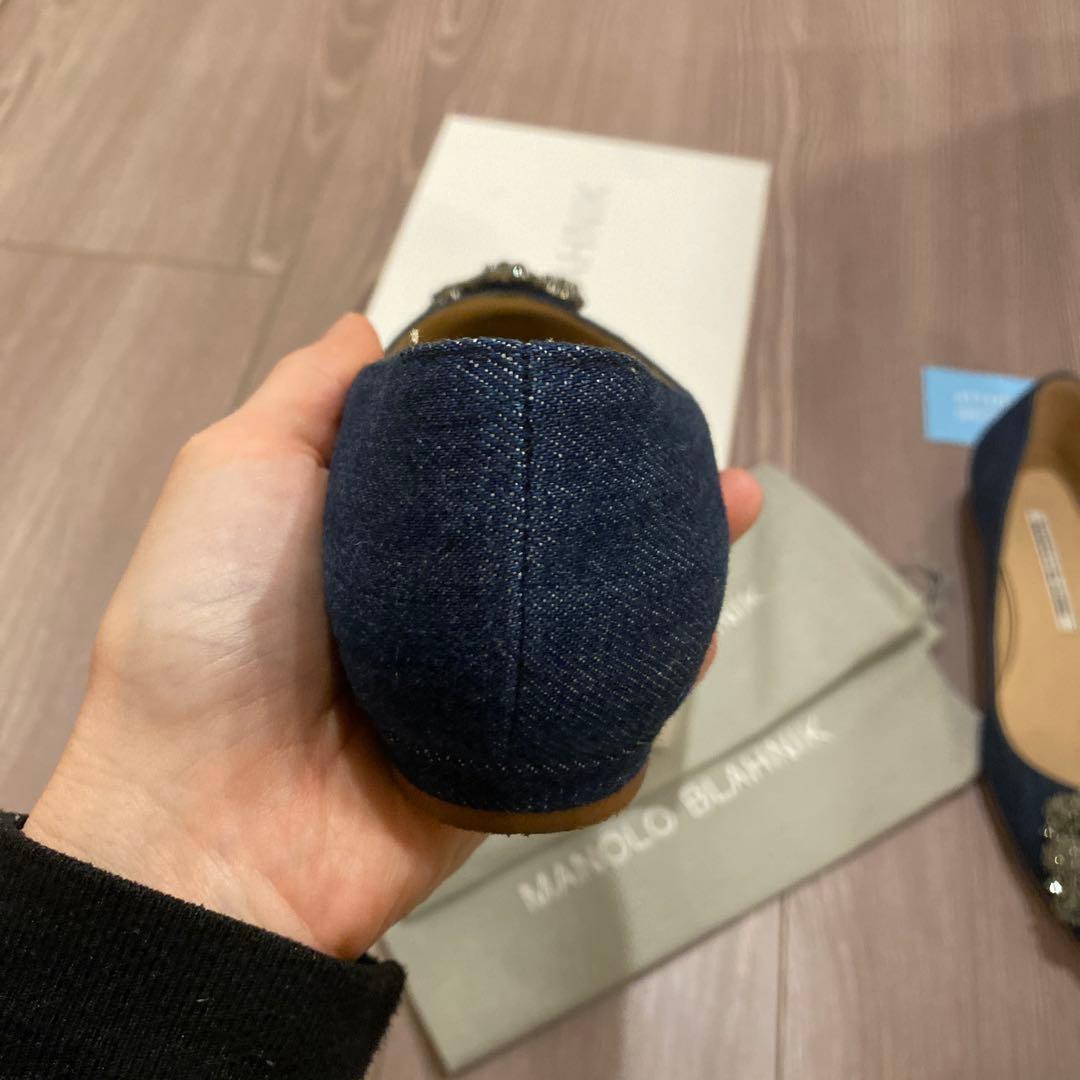 期間限定お値下げ中】マノロブラニク デニム ハンギシ 36.5 - メルカリ