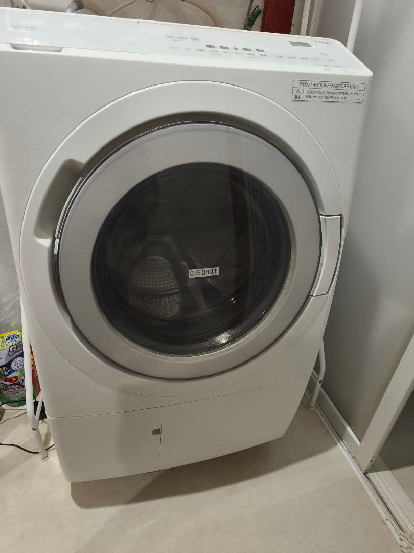 日立ドラム式洗濯乾燥機 BD-SX120Hビッグドラム※10/20まで出品※ ドラム式洗濯乾燥機 ホワイト BD-SX120HR-W [洗濯12.0kg /乾燥6.0kg