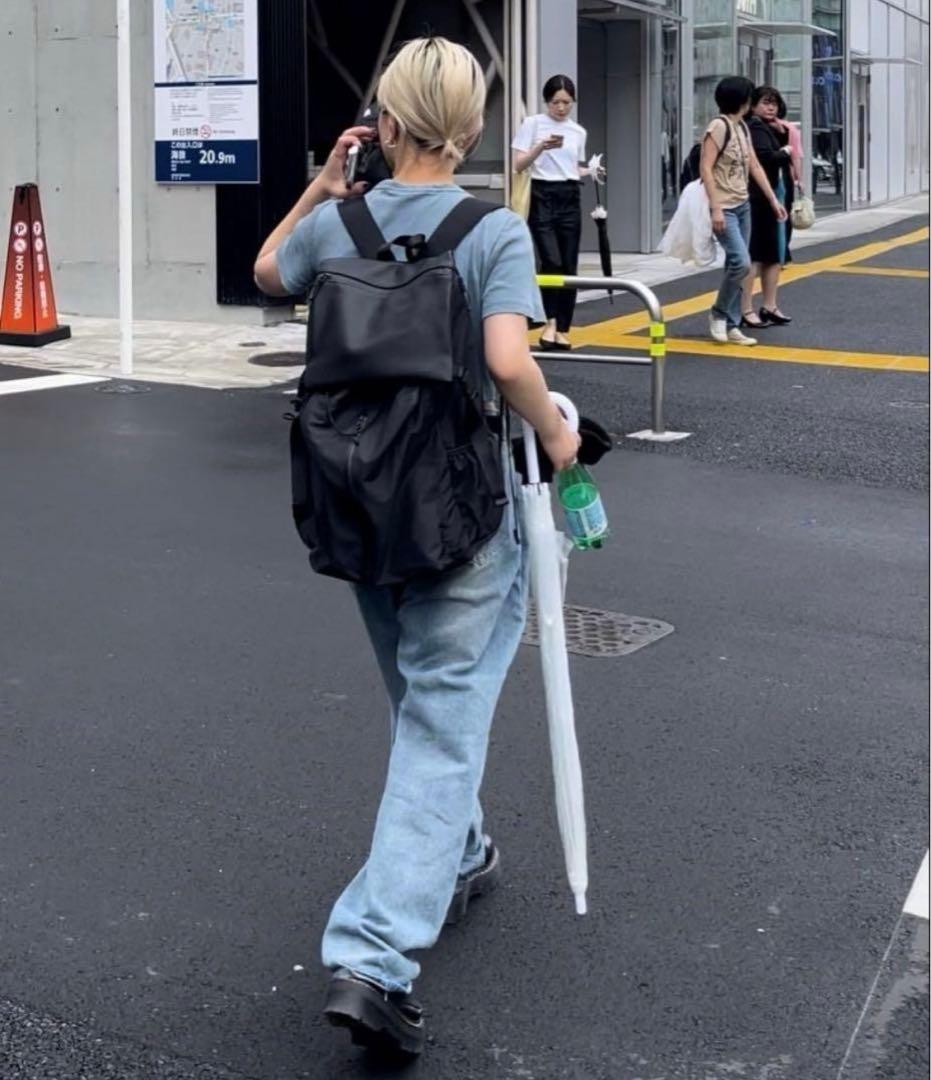 ☆極美品☆イアパピヨネ×BURLAPOUTFITTER撥水レザーコンビリュック