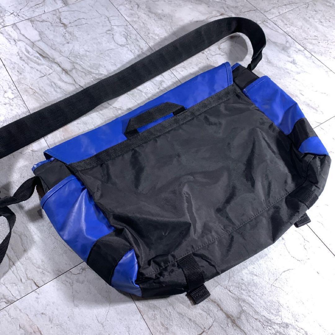 00s DIESEL archive ナイロン メッセンジャーバッグ 黒 青 - メルカリ