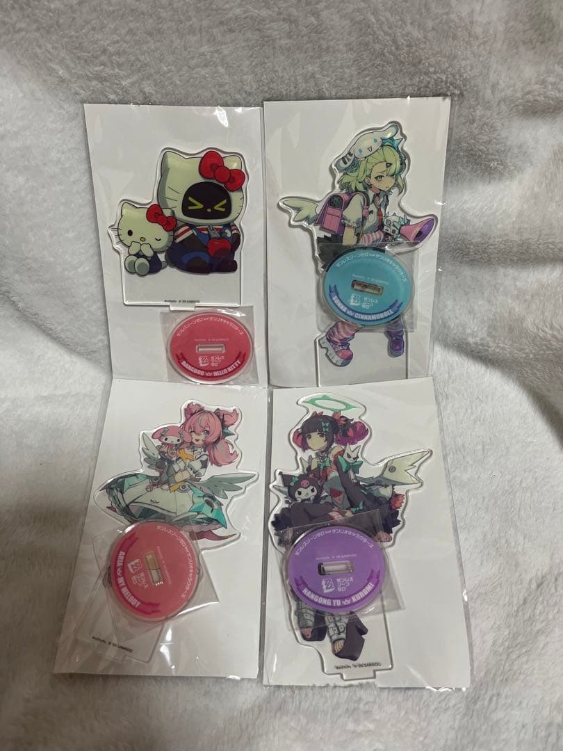ゼンレスゾーンゼロ×サンリオ【GiGO限定】アクリルスタンド 4種セット