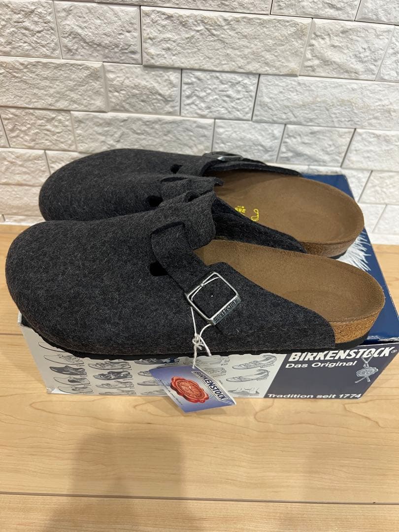 【新品】BIRKENSTOCK ボストン　ブラック　44 Boston / ボストン」（ナチュラルレザー、ブラック）| BIRKENSTOCK（日本）