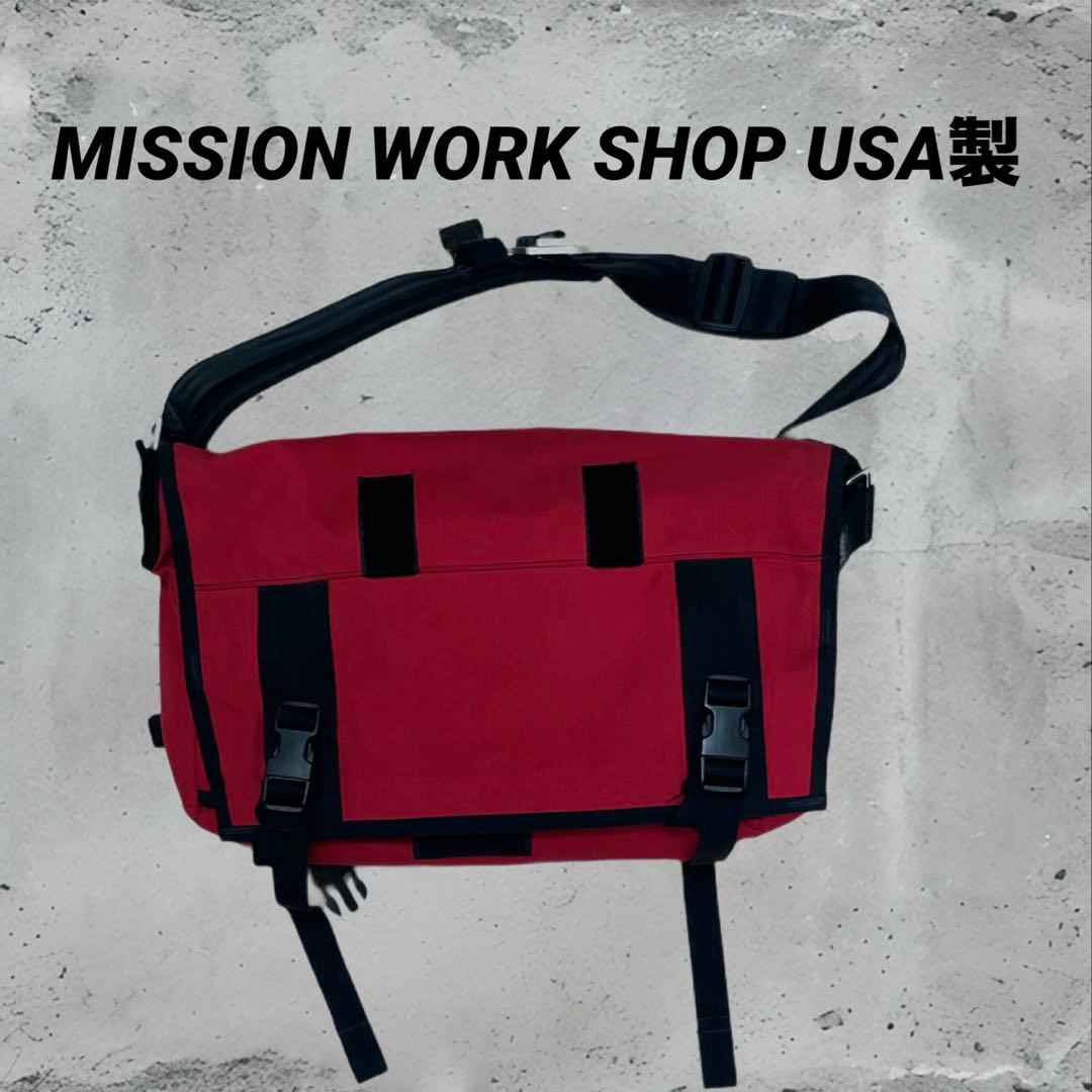 MISSION WORKSHOP メッセンジャーバッグ レッド　USA製 20L MISSION WORKSHOP メッセンジャーバッグ レッド USA製 20L ミッション