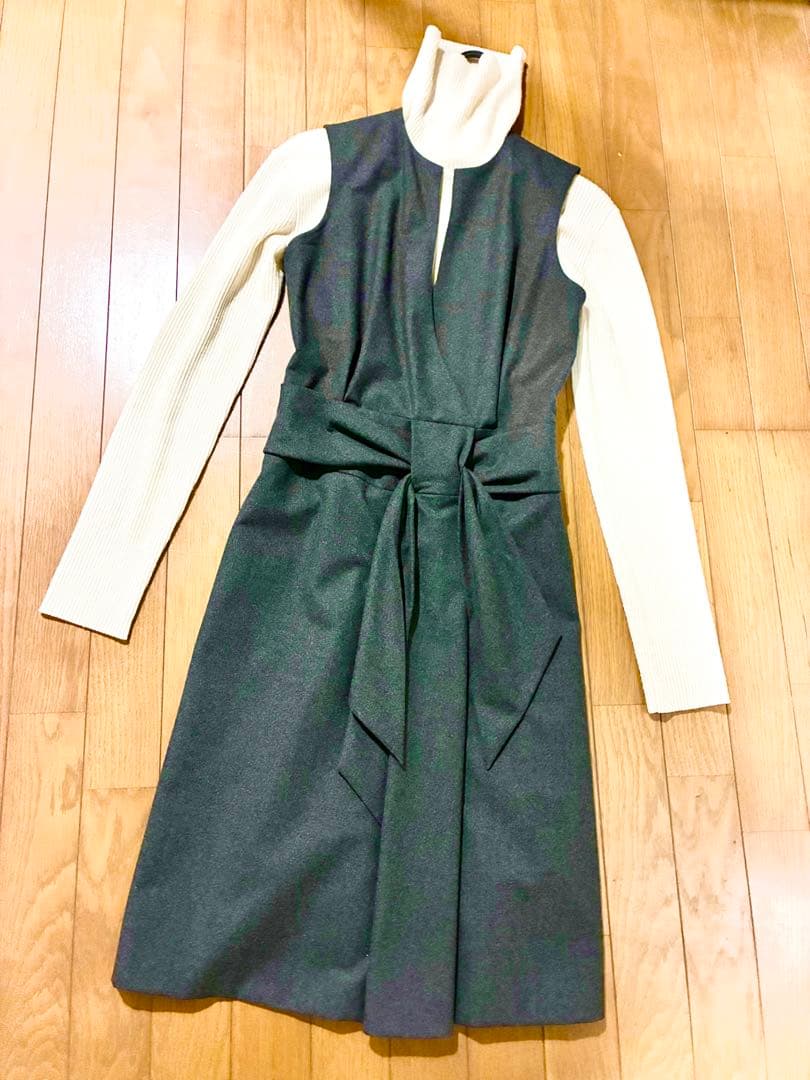 最終価格セリーヌ CELINEフランス製ジャンパースカートノースリーブワンピース CELINE（セリーヌ） ワンピース 2U142930F.07UW レディース ダンガリー