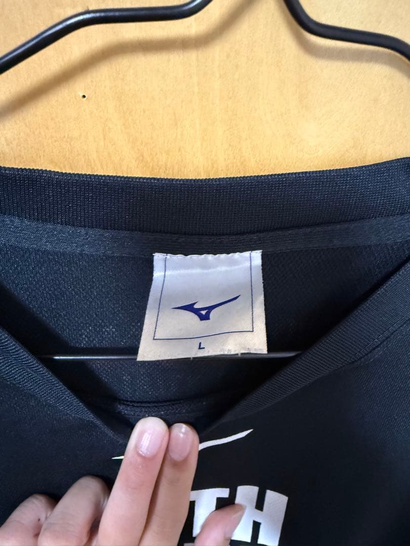 東山高校 バスケ部 Mizuno Tシャツ Lサイズ ブラック - メルカリ