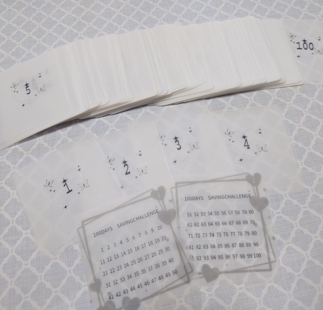 mari☆様専用 100Daysハートデザイン 30Daysフレブルデザイン