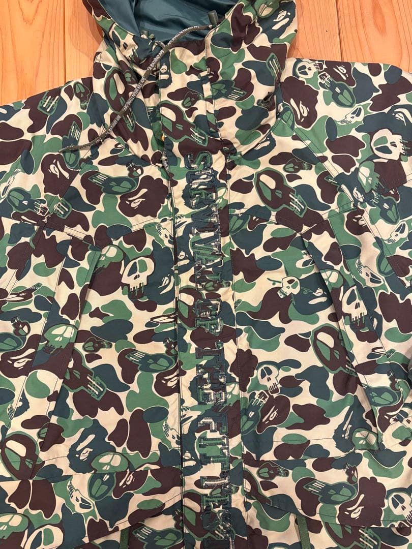 STUSSY×ABATHINGAPE コラボ スノボジャケット中古used品 - メルカリ