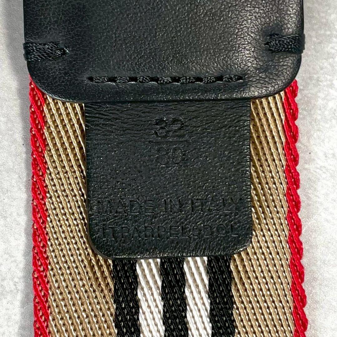 美品○BURBERRY ダブルDリング ベルト マルチカラー 約120cm - メルカリ
