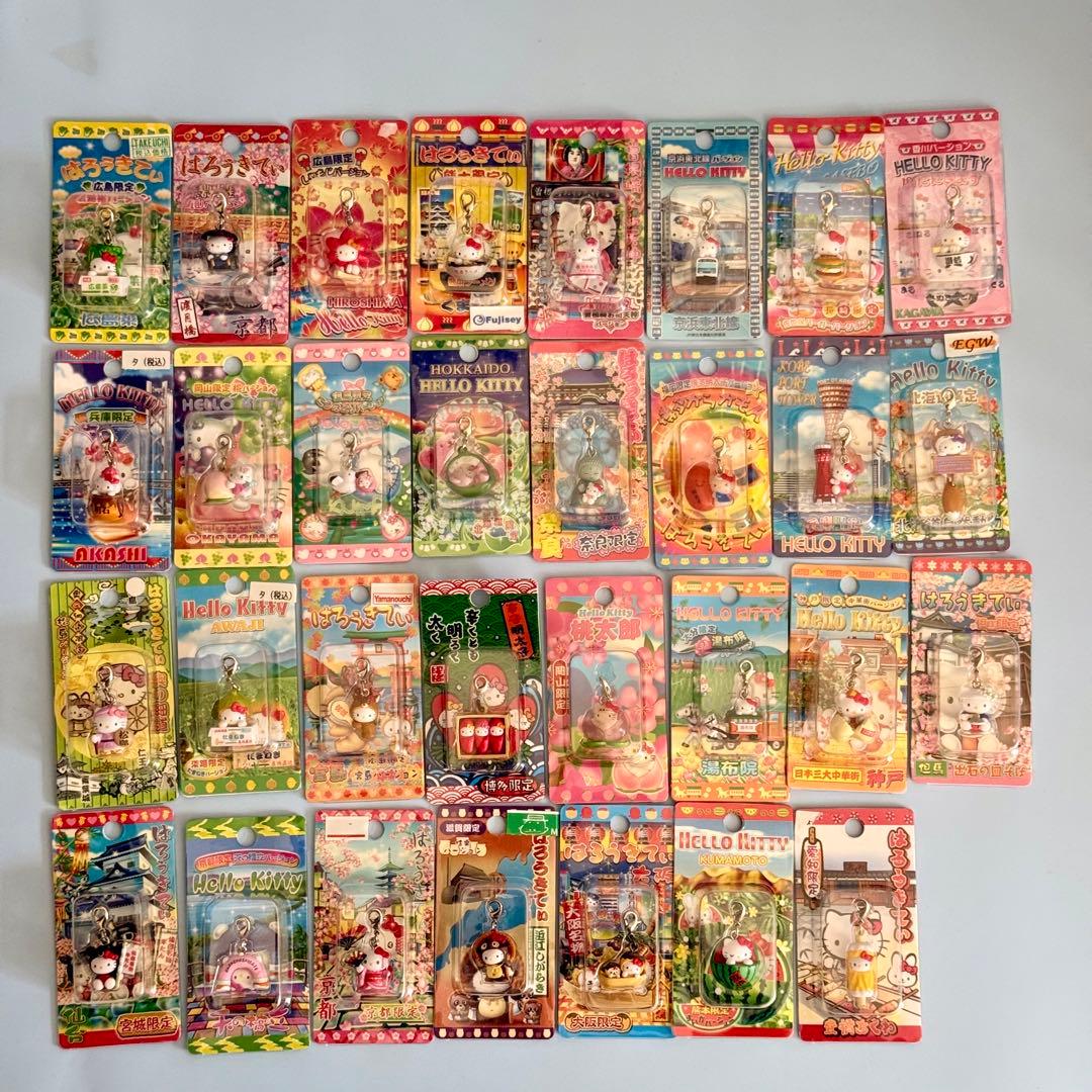 ハローキティ ご当地ストラップ 31点 まとめ売り - メルカリ
