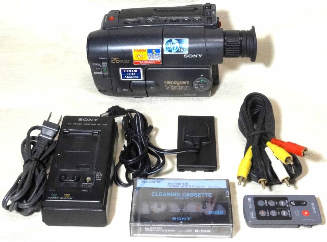 SONY CCD-TRV112 8ミリビデオカメラ（音声モノラル・Hi8非対応
