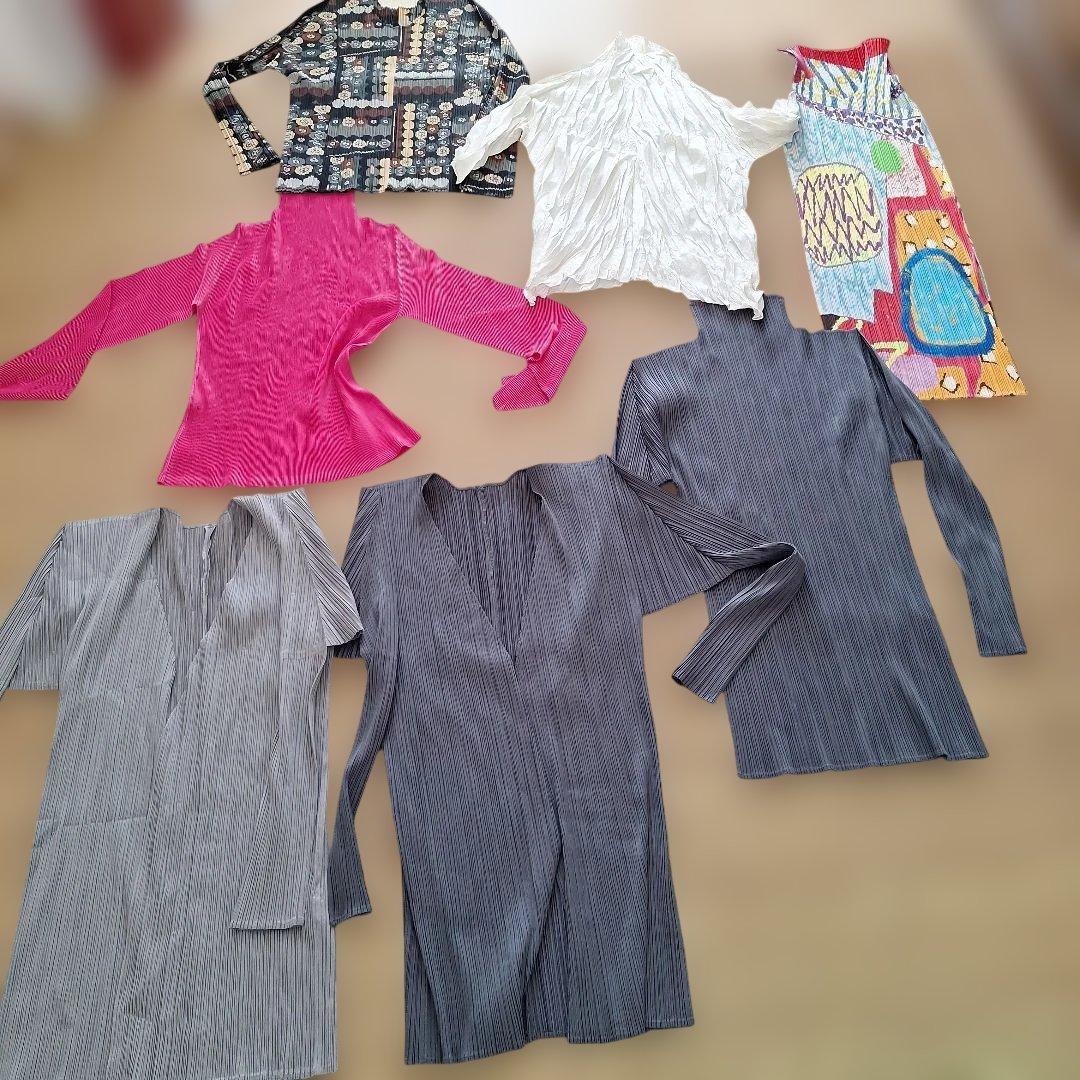 PLEATS PLEASE トップス 7点まとめ売り Black Monthly Colors April Cardigan by PLEATS PLEASE ISSEY MIYAKE