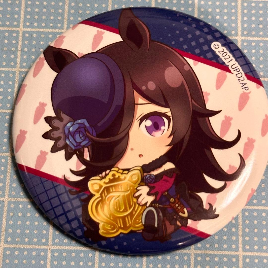 ウマ娘 ライスシャワー 缶バッジ バッチ ぎゅぎゅっと デフォルメ