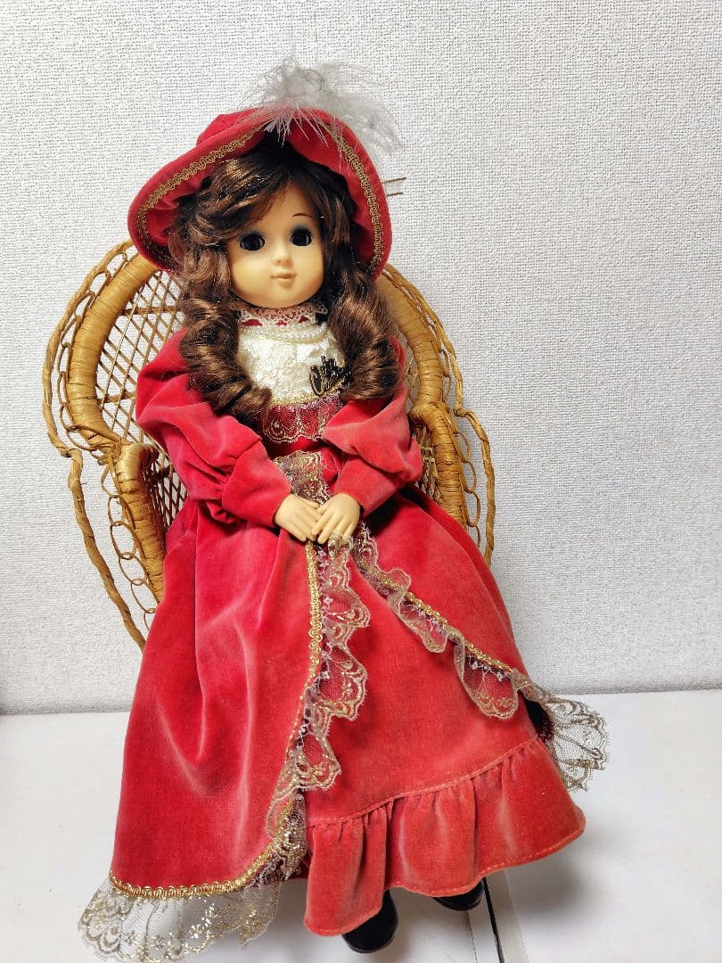 Oike オオイケ ドール ビスクドール フランス人形 椅子 昭和レトロ