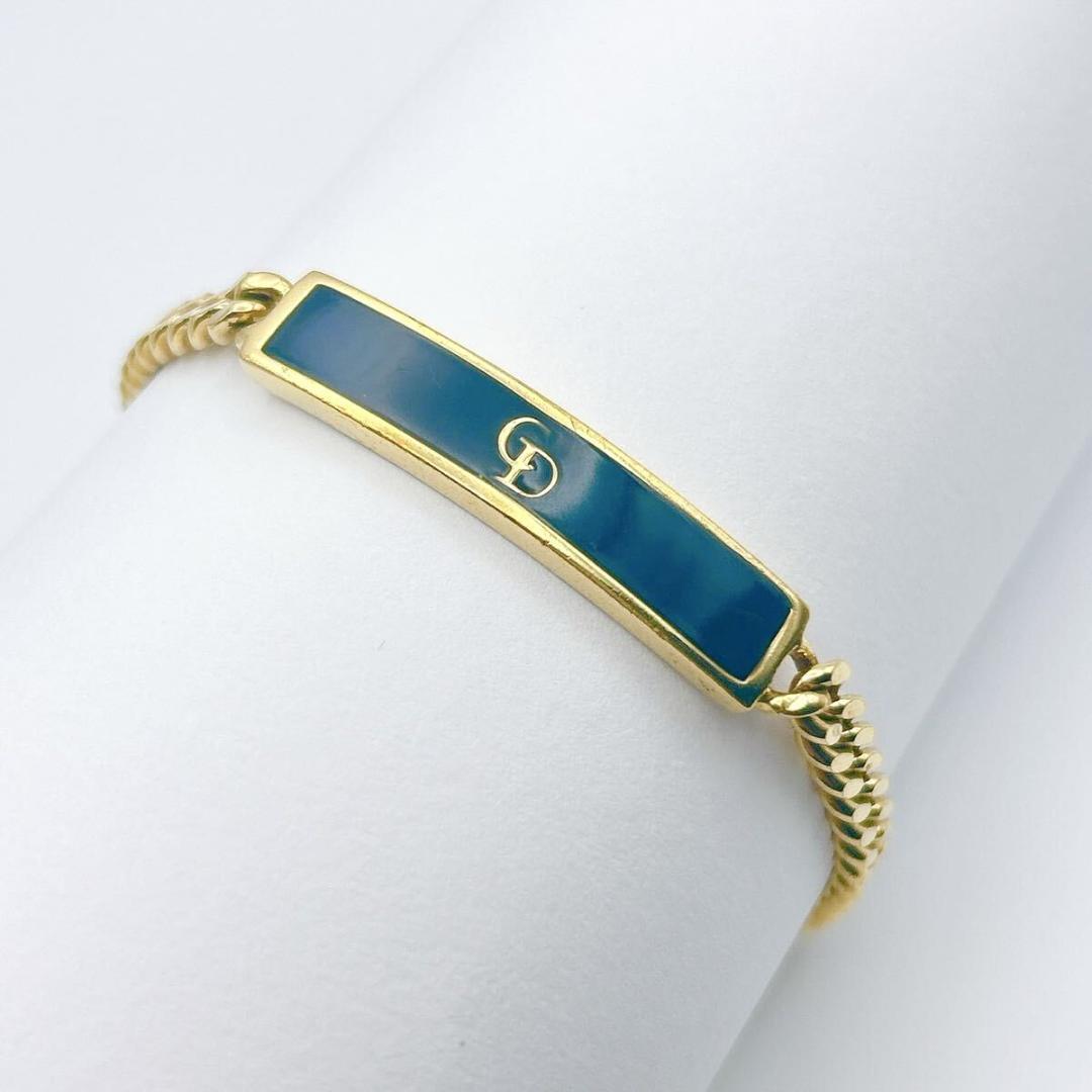 2826　【Germany製】　Dior　ブレスレット　バイカラー　CD　希少 Dior - ディオール Dior ブレスレット CD icon チェーンリンク