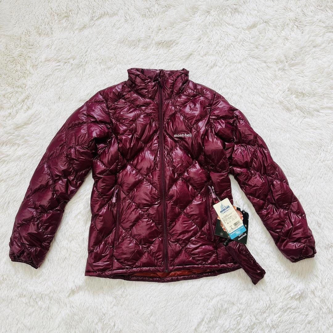 モンベル スペリオダウンジャケット レディース S ワインレッド