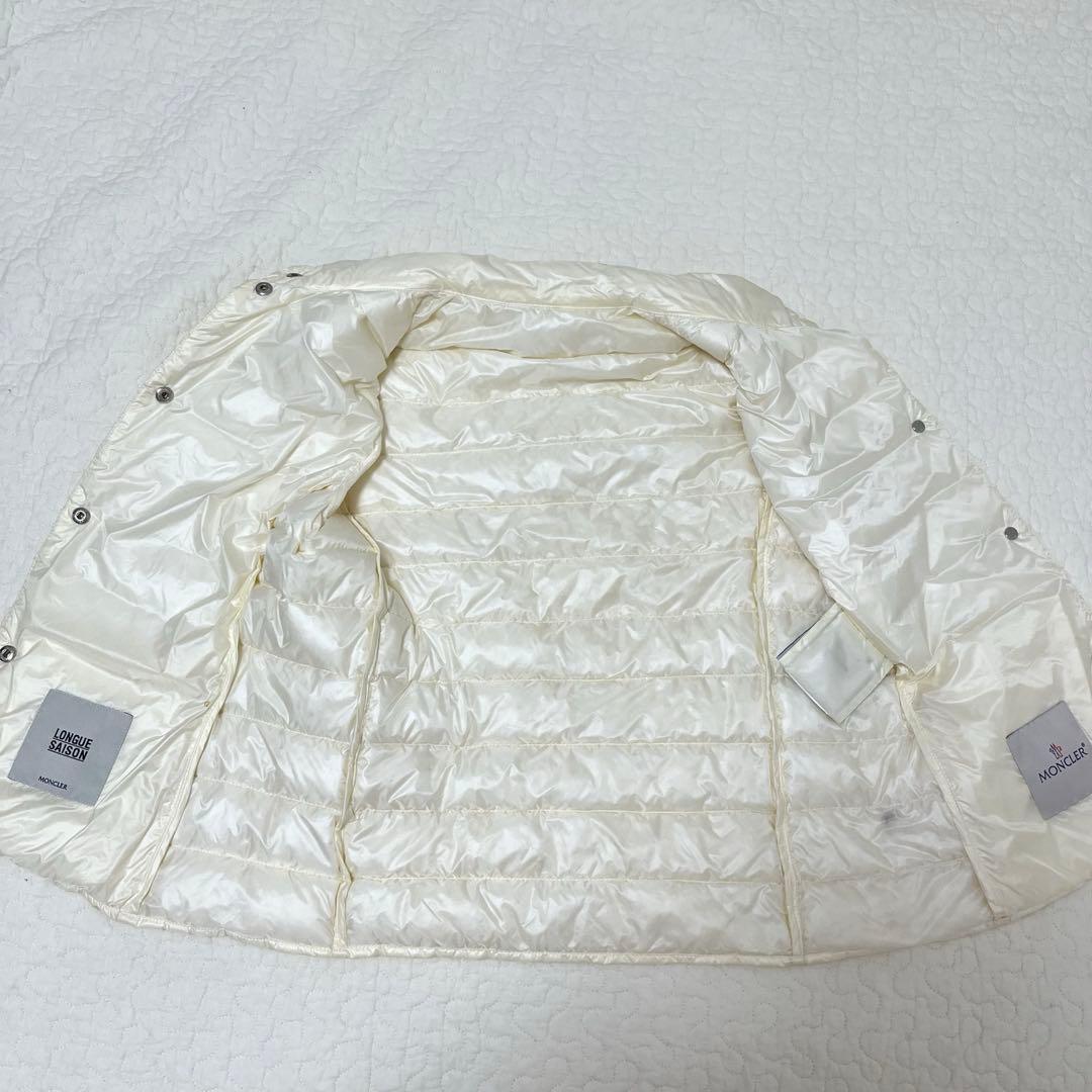 モンクレール LIANE ダウンベスト ワッペン 白 1 - メルカリ
